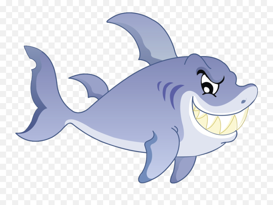 Free Transparent Shark Png Download - Animated Shark Cartoon Png,Cartoon Shark Png