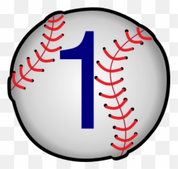 Baseball Clip Art Free Clipartcow 2 - Number Clipart Sport Png,Baseball Clipart Png