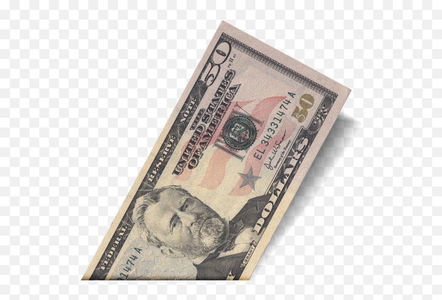 50 Dollar Bill Png - Dollar Bill Transparent Background,Dollar Transparent