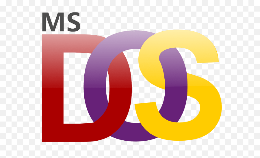 Microsoft Dos Ms - Ms Dos Png,Microsoft Logo Vector