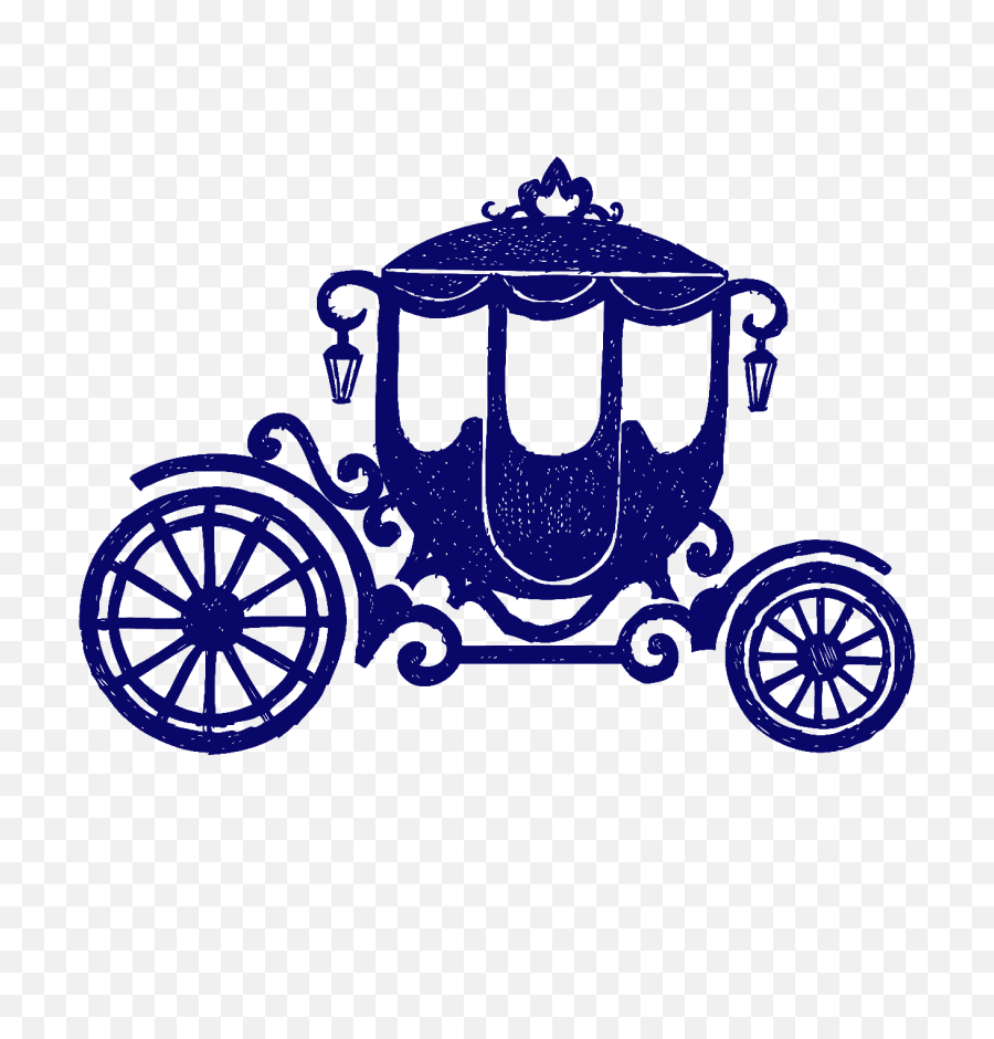 Cinderella Carriage Silhouette Png - Horse Drawn Carriage Clip Art,Cinderella Carriage Png