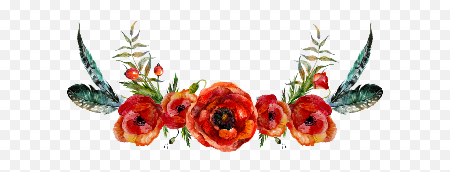 Red Flower Crown Png Image Free - Hd Png Transparent Flower Crown,Crown Png
