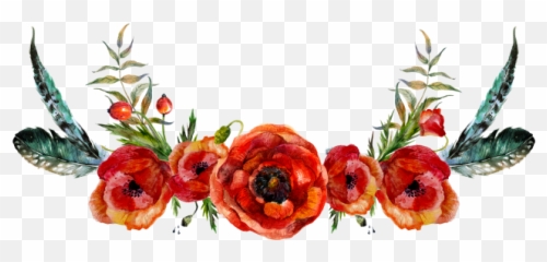 Red Flower Crown Png Image Free - Hd Png Transparent Flower Crown,Crown Png