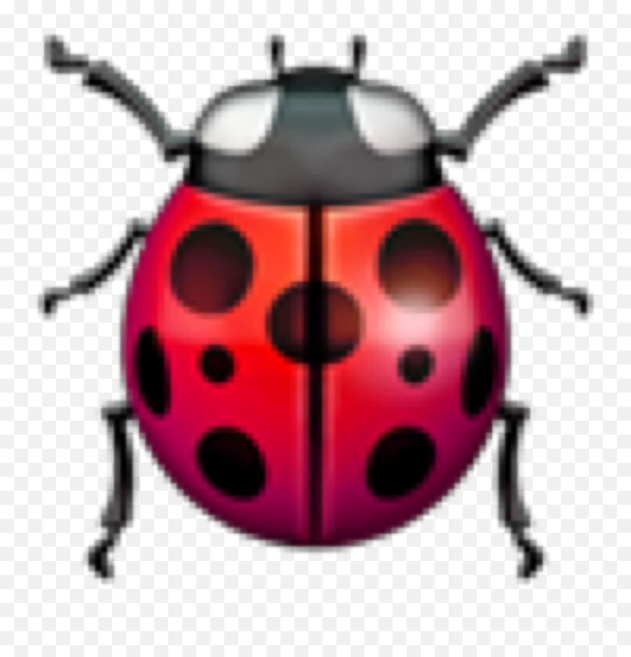 Ladybug Emoji Pink Red Lovely Sticker By - Ladybug Emoji Png,Transparent Ladybug