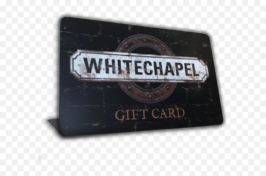 Gift Cards Whitechapel - Nameplate Png,Whitechapel Logo