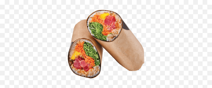 Sushi Burrito Spicy Tuna Mango - Sushi Burrito Png,Burritos Png