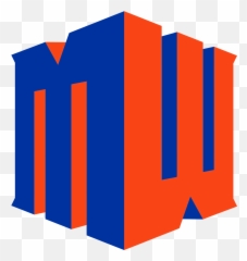 Mw Logo In Boise State Colors - Boise State Mountain West Logo Png,Boise State Logo Png