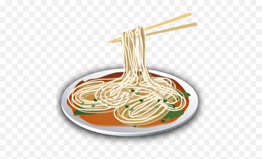 Plate Of Noodles Transparent Png - Transparent Background Noodles Clipart,Noodle Png