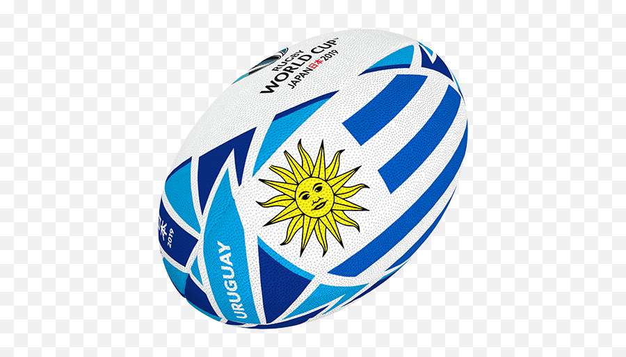 Download Gilbert Rugby 2019 Uruguay - South Africa Rugby Ball Png,Uruguay Flag Png