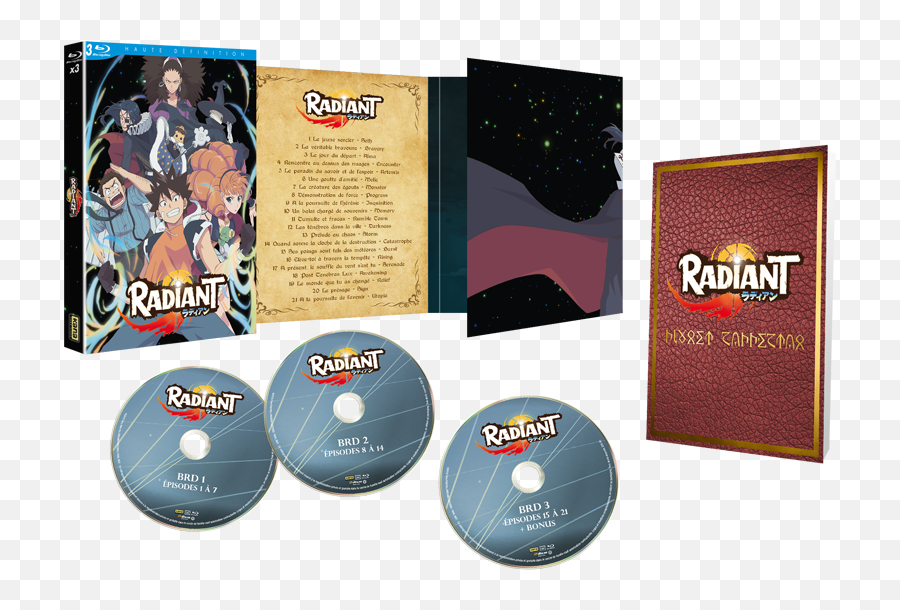 Radiant Season 1 Blu Ray Boxed Set Goodies Wakfu Png - ray Logo