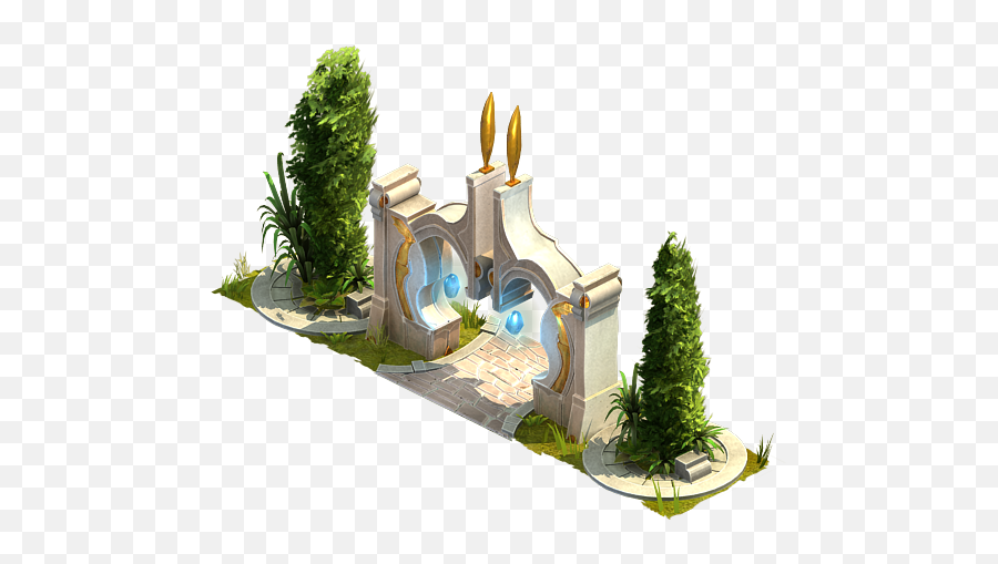 A Evt Spire Set Moonstone Gate - Elvenar Transparent Png,Gate Png