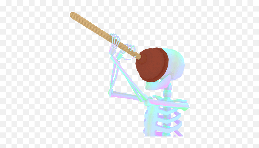 Spooky Skeleton Gif - Spooky Skeleton Plunger Discover U0026 Share Gifs Coil Spring Png,Spooky Skeleton Transparent