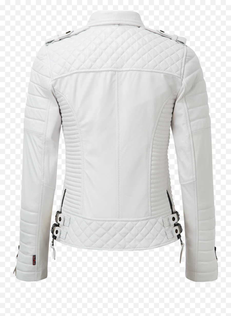 Womens Slim Fit Biker Diamond Quilted - Long Sleeve Png,Icon Womens Leather Jacket