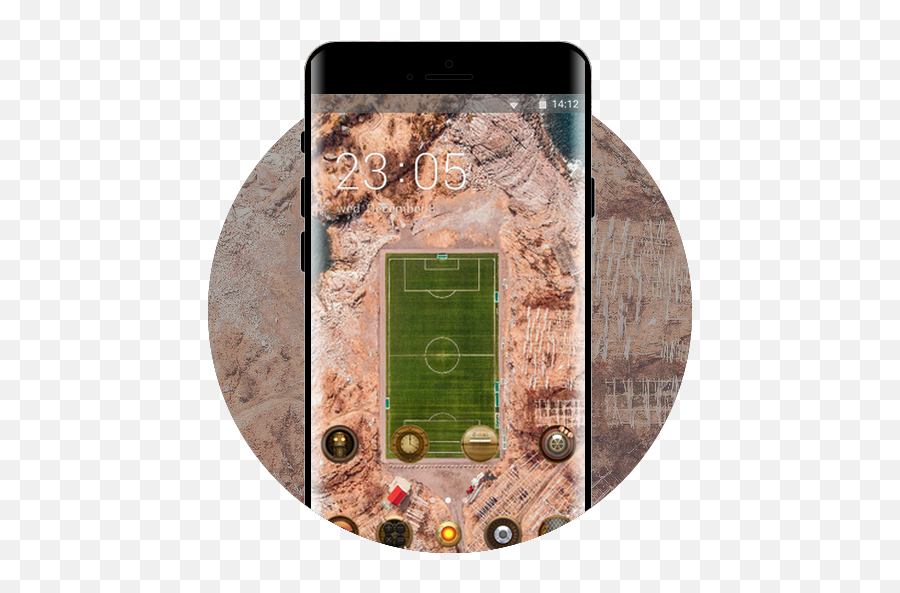 Football Field Theme Free Android U2013 U Launcher 3d - Camera Phone Png,Football Field Icon