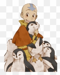 Avatar The Last Airbender - Penguins Avatar The Last Airbender Png,Aang Png