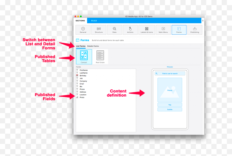 Forms 4d For Ios - Vertical Png,Icon Name List