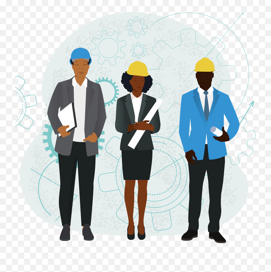 Illustrations Of Black People For Your Next Digital Project Worker Png Cnostruction Icon F - list