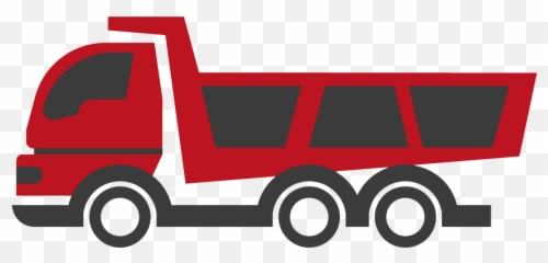 Dump Truck Icon Png - Van Vector Red