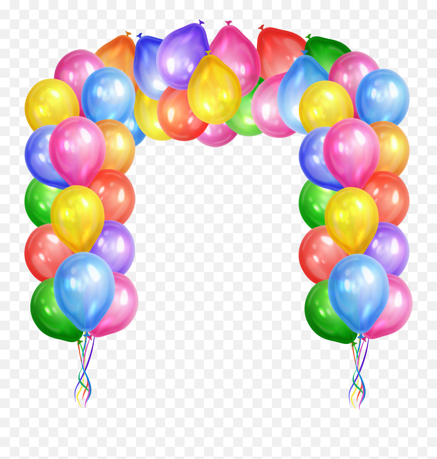 Decoration Clipart Balloon Arch Png Real Balloons