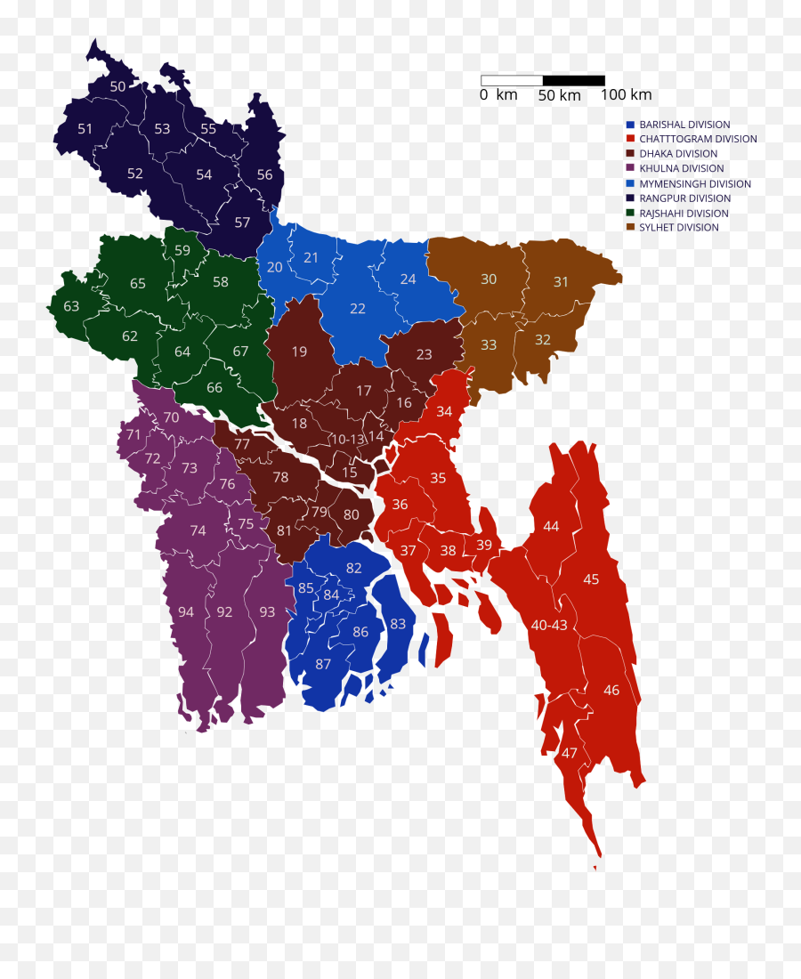 Postal Codes In Bangladesh - Wikipedia Bangladesh Map Vector Png,Pin Code Icon