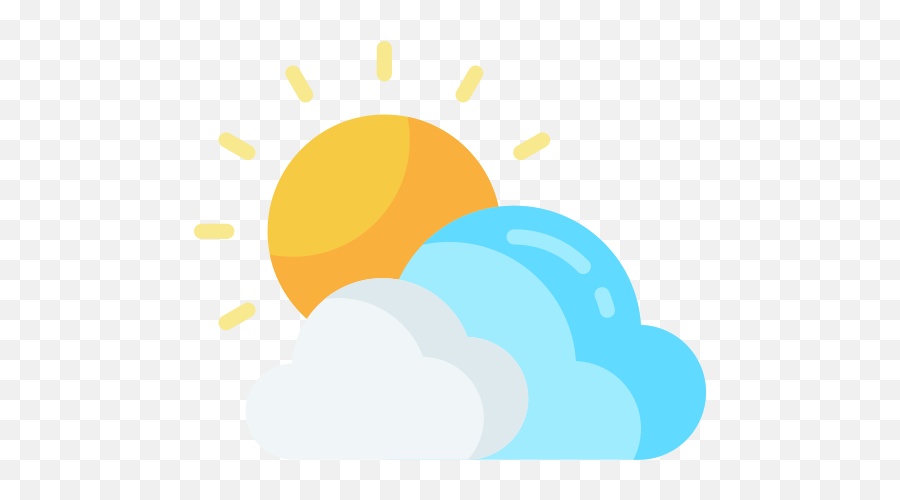 Cloud - Free Weather Icons Gambar Awan Dan Matahari Png,Weather Icon For My Desktop