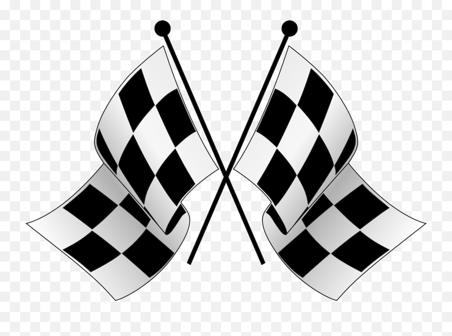 Download Checkered Flags Png - Race Flag Png Png,Checkered Flags Png