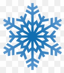Transparent Snowflake Clipart - Background png