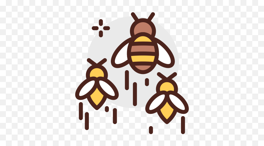 Bees - Free Animals Icons Icono De Abejas Png,Honey Bee Icon