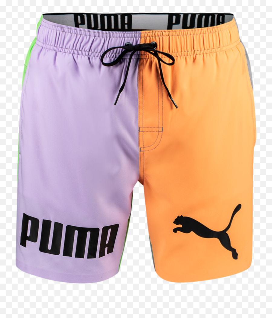 Puma Color Block Mid Shorts Badehose Herren - Multicolor Puma Kids Png,Icon Pdx Rain Bibs