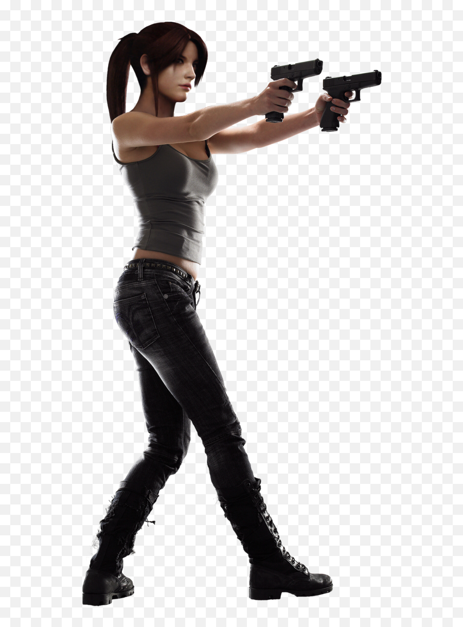 Download Claireredfield - Female Dynamic Action Pose Action Dynamic Poses Reference Png,Claire Redfield Icon