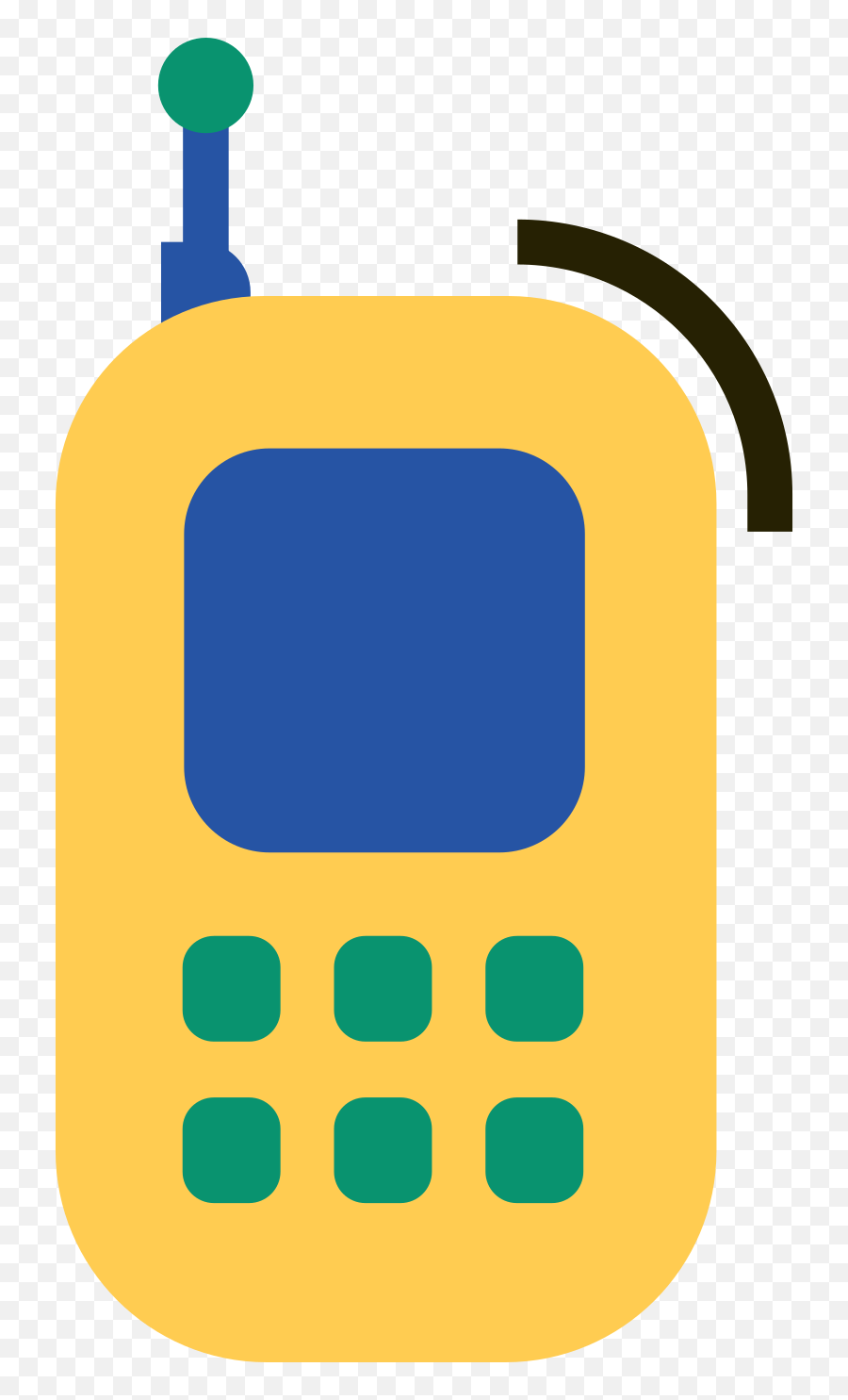 Mobile Phone Illustration In Png Svg - Communication Device,Icon Phon