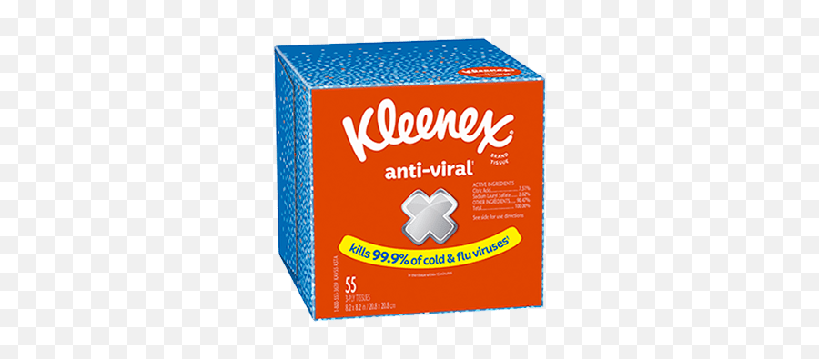 Kleenex Anti - Viral Tissues Kills Cold U0026 Flu Viruses In Kleenex Png,Viral Icon Pack