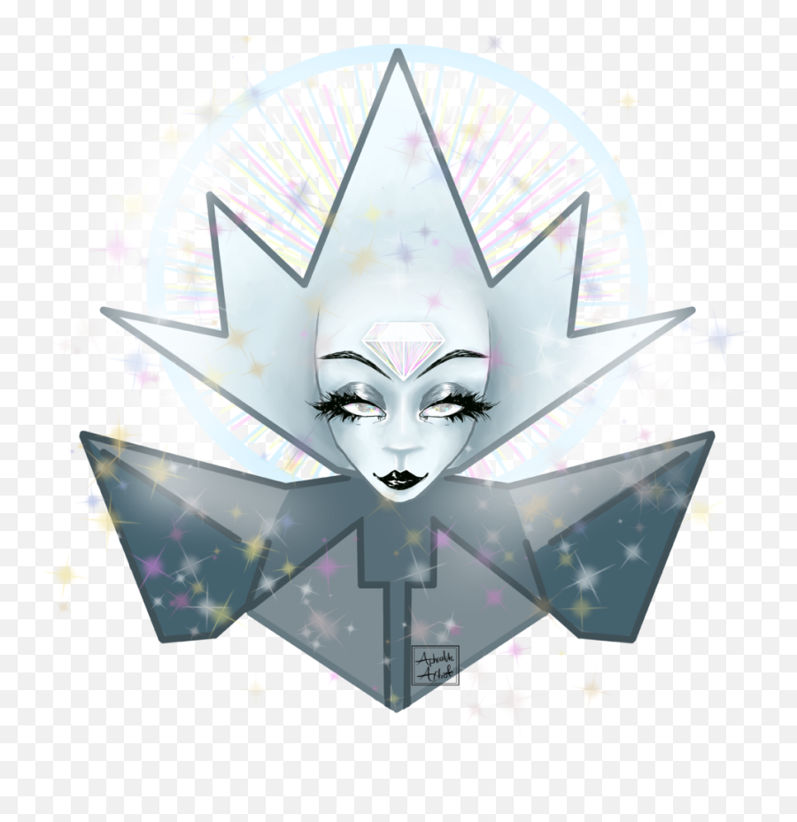 White Diamond Aphrodit3 - Artist Illustrations Art Street Fictional Character Png,White Diamond Icon