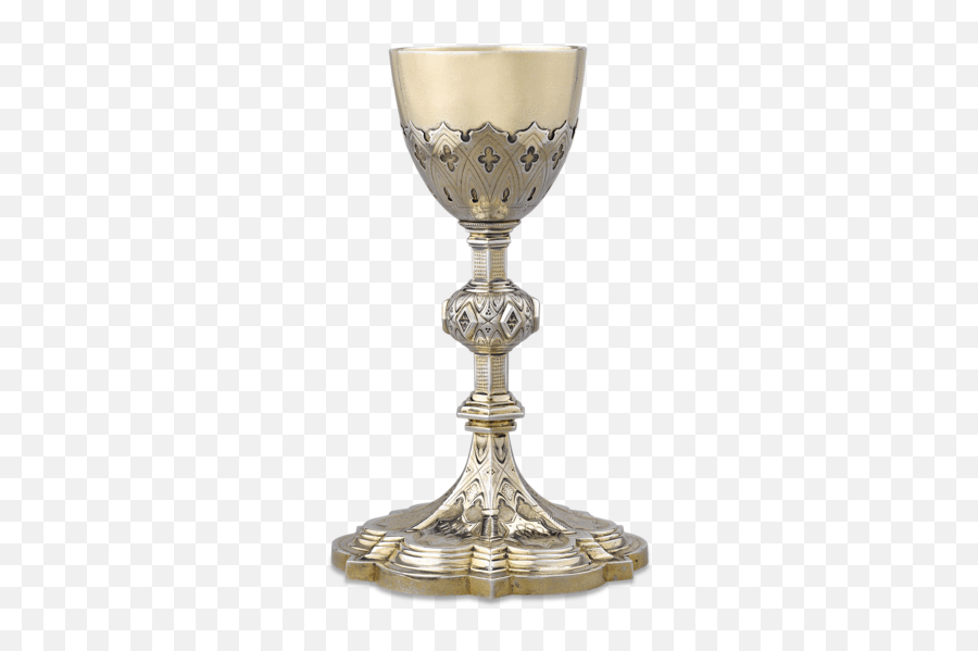 French Gothic - Style Silver Gilt Chalice Chalice Png,Chalice Png