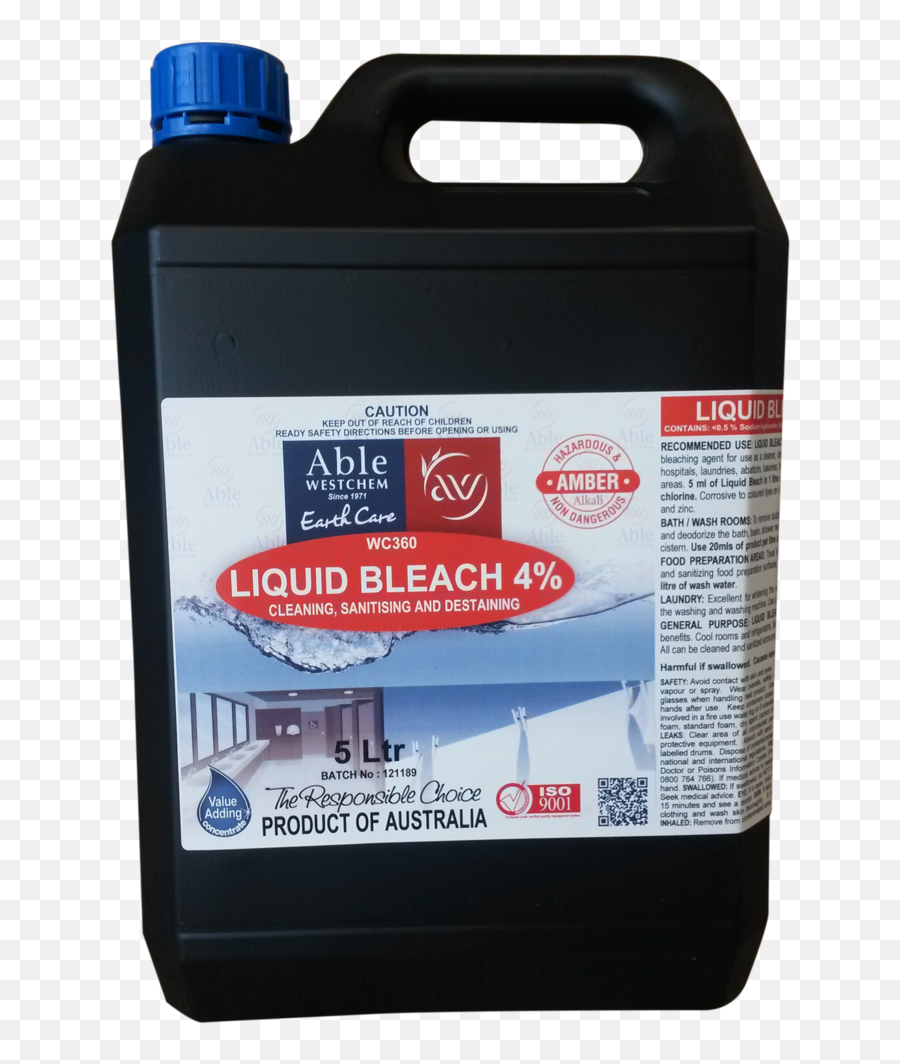 Liquid Bleach 4 U2013 Able Westchem - Acid Cleaners Detergent Png,Bleach Png