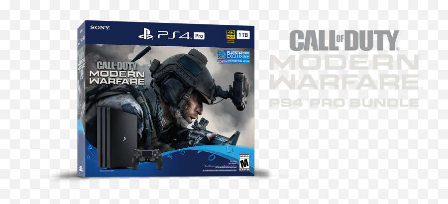 Call Of Duty Modern Warfare Ps4 Pro Bundle - Ps4 Pro Call Of Duty Modern Warfare Png,Call Of Duty Png