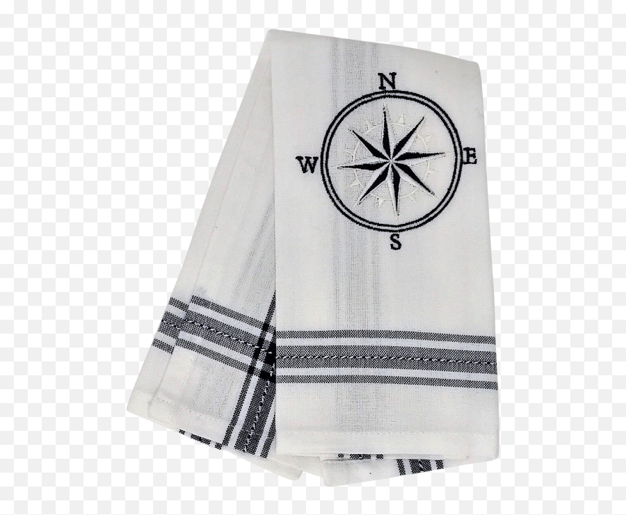 Guest Towel Compass Blue Dobby 30 X 45 Cm - Beach Towel Png,Dobby Png