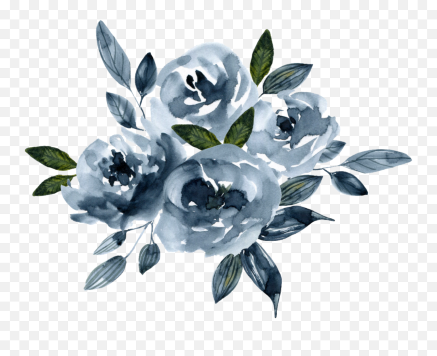 Freetoeditflowers Aesthetic Flower Blue Nature Remixit - Blue Flower Aesthetic Png,Corner Flowers Png