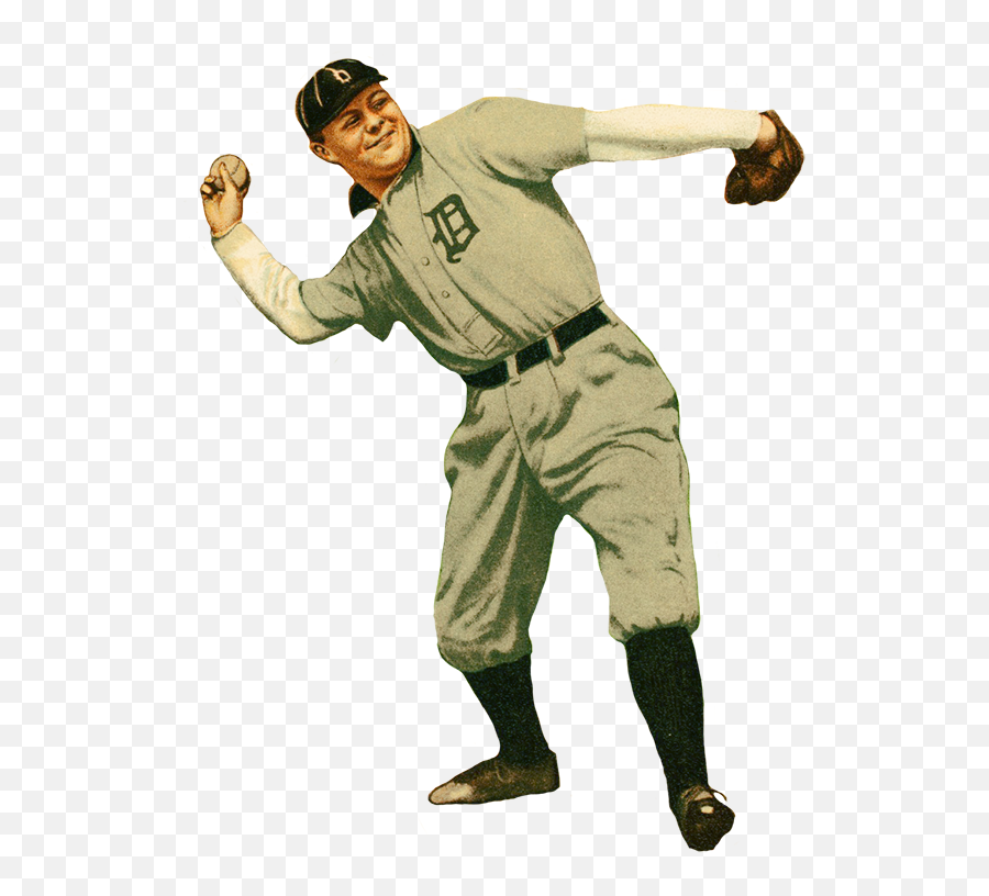 Baseball Clipart - Vintage Baseball Player Graphics Png,Baseball Player Png