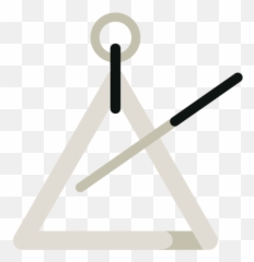 Triangle Musical Instrument Icon - Transparent Png U0026 Svg Triangulo Instrumento Musical Animado,Triangulo Png
