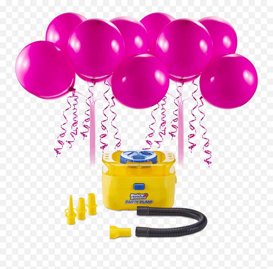 Bunch O Balloons Portable Party Balloon Electric Air Pump Starter Pack Includes 16ct 11in Self - Sealing Pink Latex Balloons Walmartcom Bunch Balloons Party Pump Png,Ballons Png