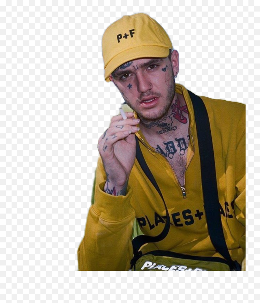 Download Lil Peep Yellow Hat Png Image - Lil Peep Yellow Jumper,Lil Peep Png