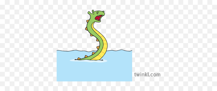 Loch Ness Monster 03 Monsters Colour And Cut - Caterpillar Png,Loch Ness Monster Png
