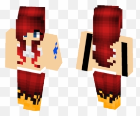 Download Erza Scarlet Minecraft Skin For Free - Kaguya Houraisan Minecraft Skin Png,Erza Scarlet Png