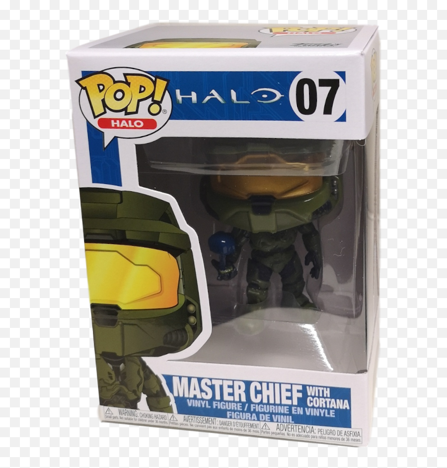Pop Halo 07 Master Chief With Cortana Vinyl Figure - Outpost Discovery Master Chief Funko Png,Master Chief Helmet Png