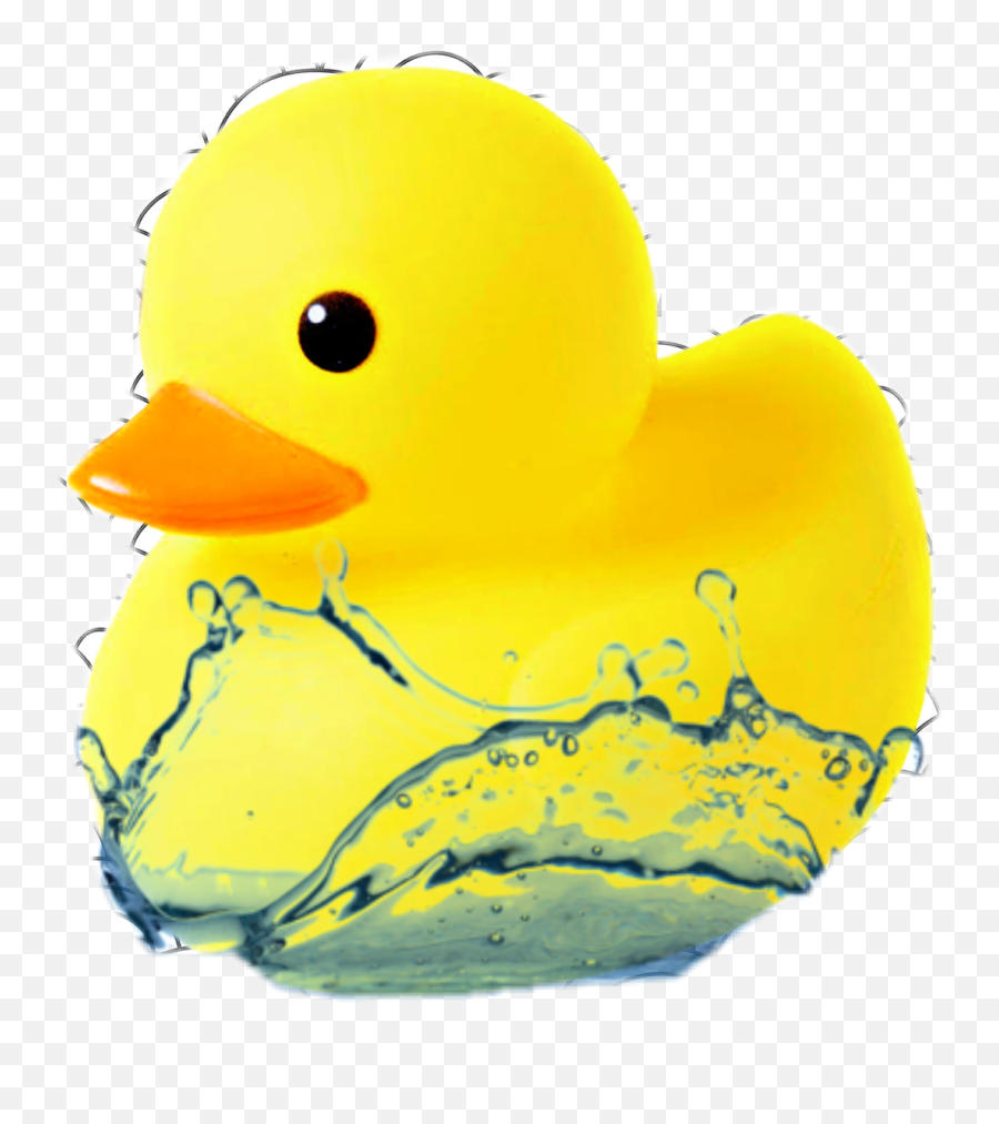 A Rubber Duckie Is Very Essential - High Resolution Water Drops Png,Rubber Ducky Transparent Background