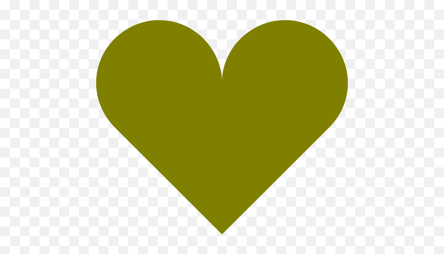 Olive Heart 5 Icon - Free Olive Heart Icons Heart Png,Green Heart Png