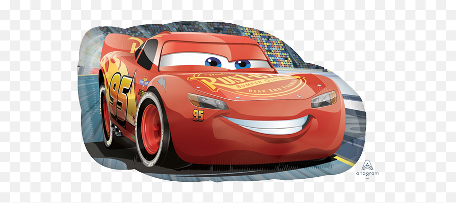 Cars Lightning Mcqueen Supershape Balloon - Disney Cars 3 Lightning Mcqueen Png,Mcqueen Png