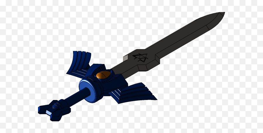 Master Sword From Legend Of Zelda The Wind Waker 3d - Master Sword Wind Waker Toon Link Png,Master Sword Png