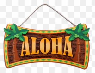 Aloha Wood Sign - Tiki Aloha Png,Wood Sign Png